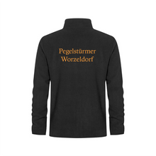 Lade das Bild in den Galerie-Viewer, Fleece-Jacke (Kunstlederpatch/Stick) - Männer